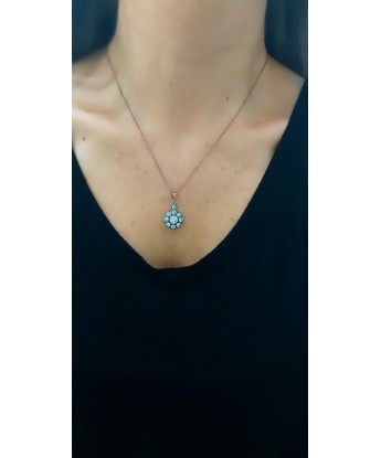 ELMAS KOLYE GÜL MODEL 